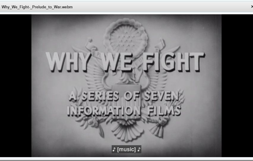 Why We Fight