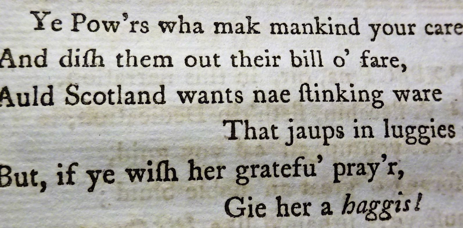 Stinking 1787 Robert Burns