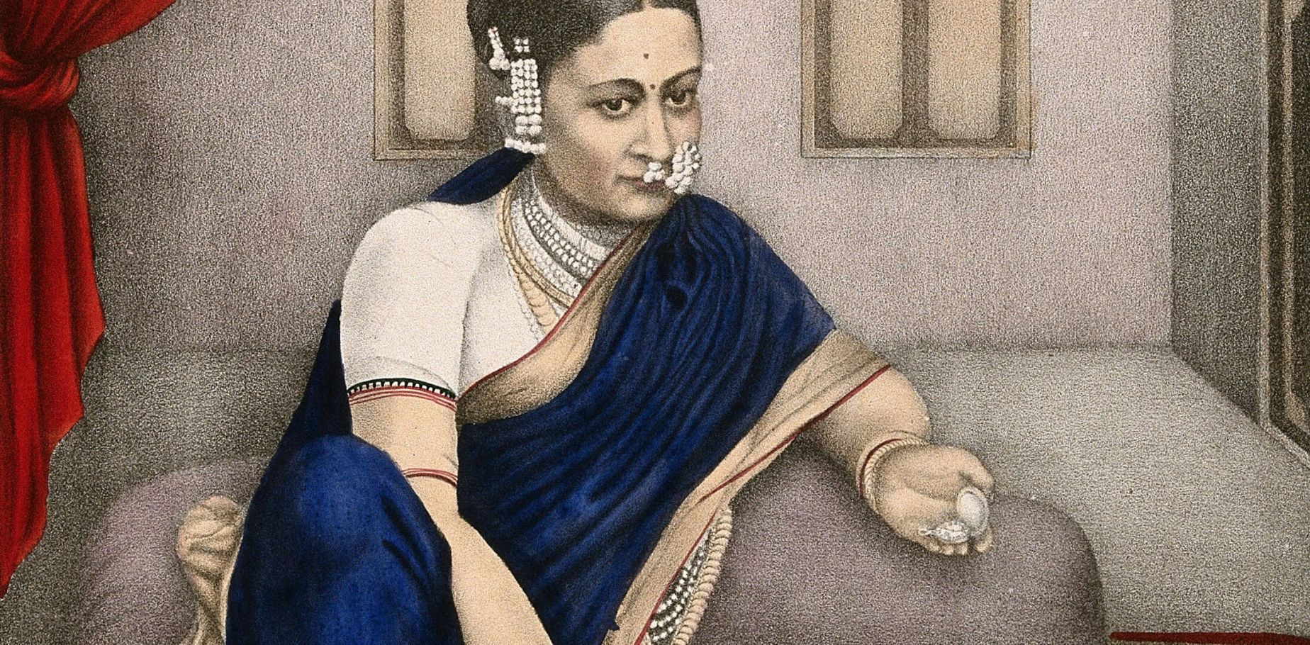 Seated Indian Woman 2