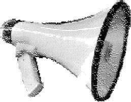 A megaphone