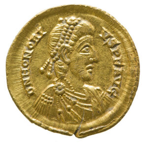 solidus_of_honorius_yorym_2001_12465_2_obverse