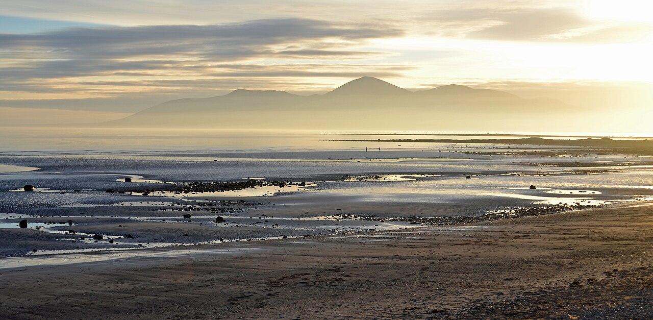 Photo of from Minerstown looking back to the Mournes - the South Down Coast